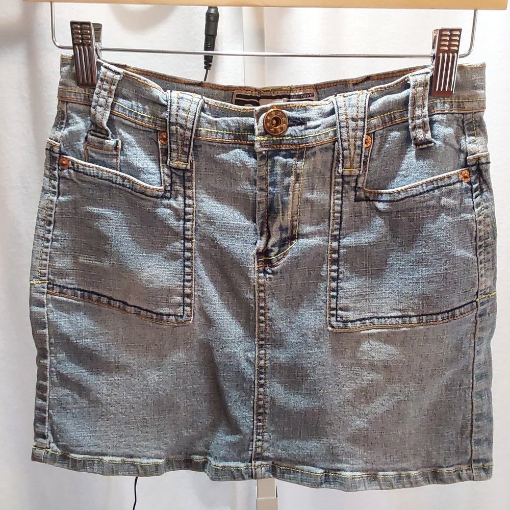 Vintage R4R  Denim Mini Skirt Girl Size 0